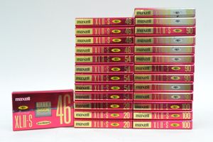 maxell マクセル カセットテープ ハイポジション XLⅡ-S まとめセットの買取り品の画像