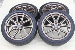 ENKEI FS-concept 18ｘ7 1/2J 5穴ｘ100 アルミホイール 4本