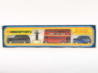 コーギー [CORGI GIFT SET 11] Routemaster Bus,Mini-Minor,Taxi and Policeman