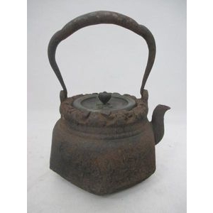 龍文堂造 鉄瓶 時代物 茶道具 骨董品